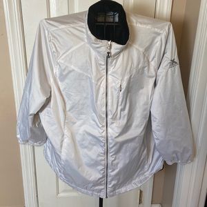 Nice Size 3X ZEROXPOSUR Lighter Weight White Jacket Black Fleece Collar Trim